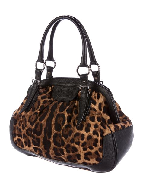 dolce and gabbana animal print bag